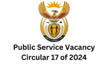 Public Service Vacancy Circular 17 of 2024