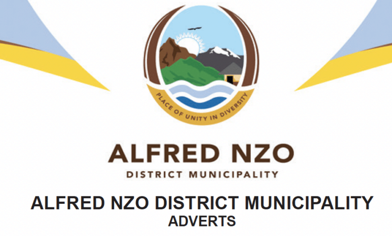 Alfred Nzo District Municipality is hiring for various vacancies that pay salaries of up to R500 000.00 per year plus benefits